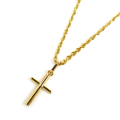 K18YG イエローゴールド クロストップ スクリューチェーン ネックレス スクリュー 3.3g 50cm ユニセックス【中古】