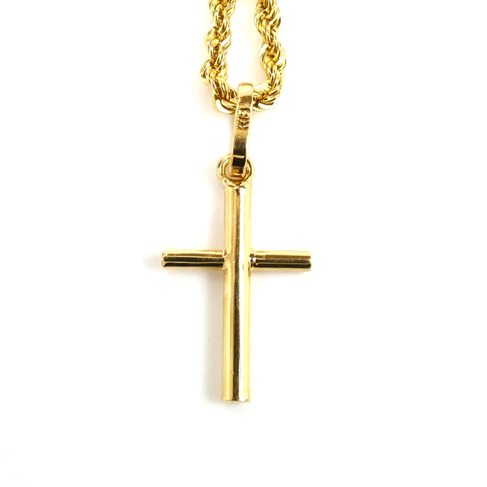 K18YG イエローゴールド クロストップ スクリューチェーン ネックレス スクリュー 3.3g 50cm ユニセックス【中古】