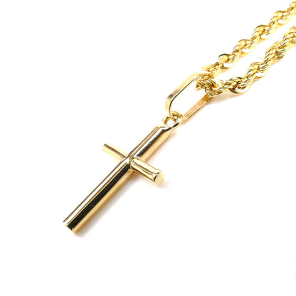 K18YG イエローゴールド クロストップ スクリューチェーン ネックレス スクリュー 3.3g 50cm ユニセックス【中古】