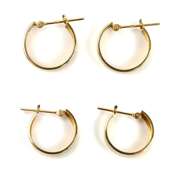 K18YG イエローゴールド ピアス 1.2g レディース【中古】