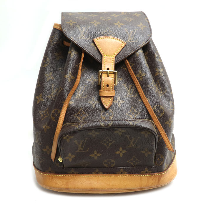 LOUIS VUITTON ルイ・ヴィトン モンスリMM リュック・デイパック モノグラム ブラウン M51136 SP1917 レディース【中古】