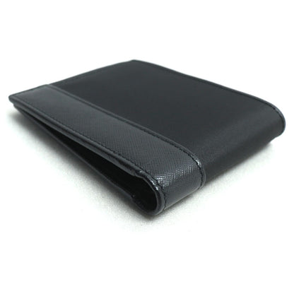 MONTBLANC モンブラン サルトリアル ジェット 8㏄ 二つ折り財布 ブラック 118393 メンズ【中古】【極美品】