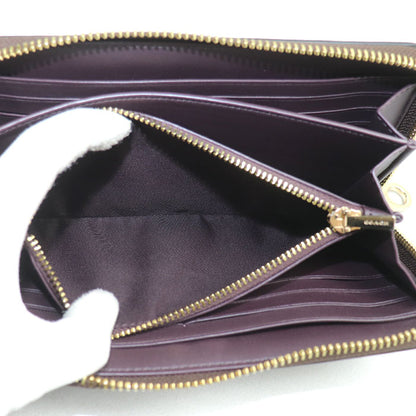 COACH コーチ シグネチャー ロング ジップアラウンド 長財布 ラウンドファスナー ウォルナット/ブラック CW778 IMXAQ 訳アリ品 ユニセックス【中古】【美品】