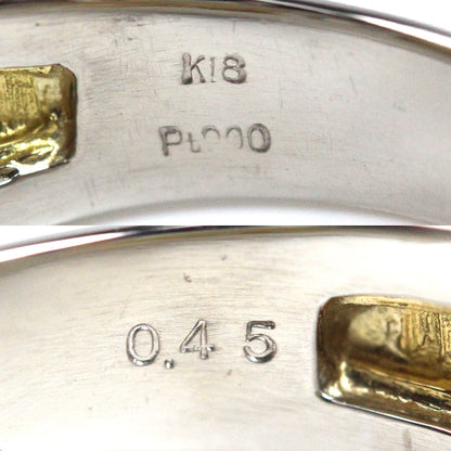 Pt900/K18YG リング・指輪 ダイヤモンド0.45ct 22号 15.5g メンズ【中古】