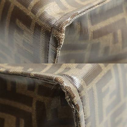 FENDI フェンディ FILAコラボ ズッカ柄 トートバッグ 2Wayショルダーバッグ ブラウン マルチ 8BM357 レディース【中古】