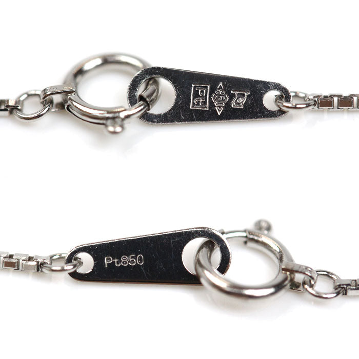 Pt850プラチナ ネックレス ベネチアン 3.9g 40cm レディース【中古】