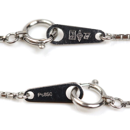 Pt850プラチナ ネックレス ベネチアン 3.9g 40cm レディース【中古】