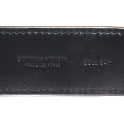 BOTTEGAVENETA ボッテガヴェネタ イントレチャート 85cm ベルト グレージュ メンズ【中古】