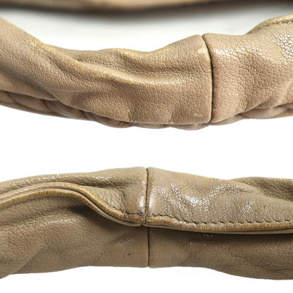 BOTTEGAVENETA ボッテガヴェネタ ホーボー ワンショルダー ショルダーバッグ ベージュ 115654 レディース【中古】