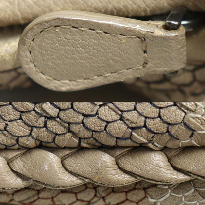 BOTTEGAVENETA ボッテガヴェネタ ホーボー ワンショルダー ショルダーバッグ ベージュ 115654 レディース【中古】