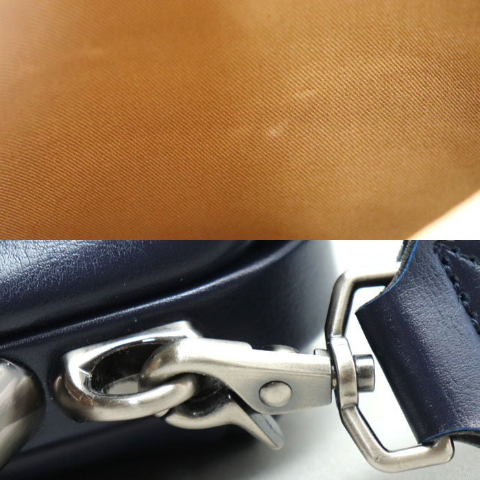 YOUTA 3WAY ダレスバッグ 縦型Sサイズ リュック・デイパック ネイビー Y9S/ｙ34 傘ケース付き ユニセックス【中古】【美品】