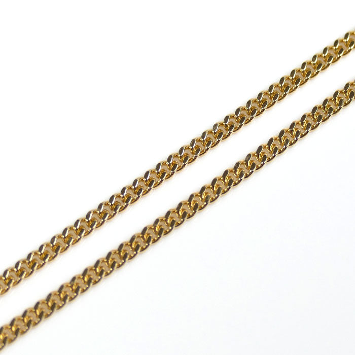 K18YG イエローゴールド ネックレス 喜平2面カット 7.1g 50cm ユニセックス【中古】