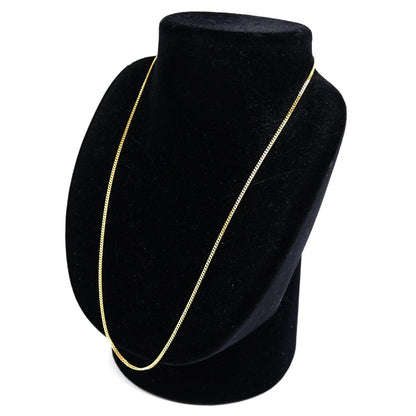 K18YG イエローゴールド ネックレス 喜平2面カット 7.1g 50cm ユニセックス【中古】