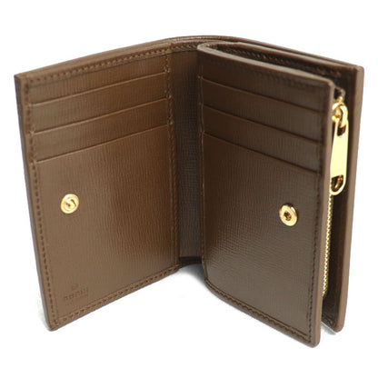 GUCCI グッチ ホースビット 1955 カードケース ウォレット 二つ折り財布 ベージュ/エボニー ‎726846 92TCG 8563 レディース【中古】