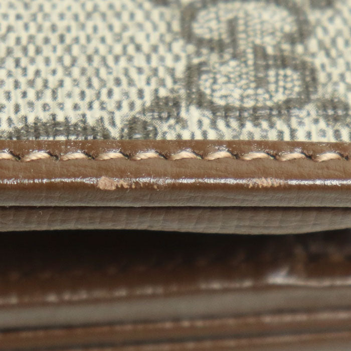 GUCCI グッチ ホースビット 1955 カードケース ウォレット 二つ折り財布 ベージュ/エボニー ‎726846 92TCG 8563 レディース【中古】