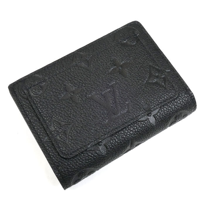 LOUIS VUITTON ルイ・ヴィトン ポルトフォイユ クレア 二つ折り財布 アンプラント ブラック M80151 ICチップ レディース【中古】【極美品】