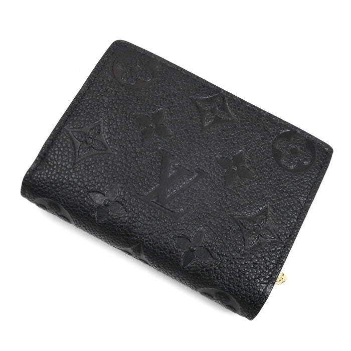 LOUIS VUITTON ルイ・ヴィトン ポルトフォイユ クレア 二つ折り財布 アンプラント ブラック M80151 ICチップ レディース【中古】【極美品】