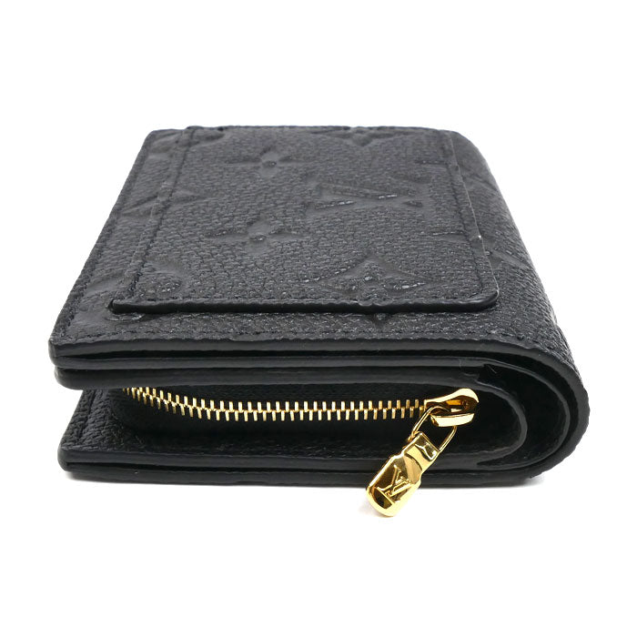 LOUIS VUITTON ルイ・ヴィトン ポルトフォイユ クレア 二つ折り財布 アンプラント ブラック M80151 ICチップ レディース【中古】【極美品】