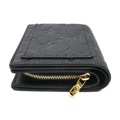 LOUIS VUITTON ルイ・ヴィトン ポルトフォイユ クレア 二つ折り財布 アンプラント ブラック M80151 ICチップ レディース【中古】【極美品】