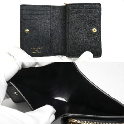 LOUIS VUITTON ルイ・ヴィトン ポルトフォイユ クレア 二つ折り財布 アンプラント ブラック M80151 ICチップ レディース【中古】【極美品】