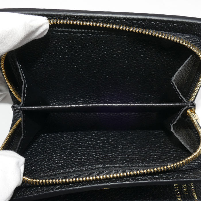 LOUIS VUITTON ルイ・ヴィトン ポルトフォイユ クレア 二つ折り財布 アンプラント ブラック M80151 ICチップ レディース【中古】【極美品】