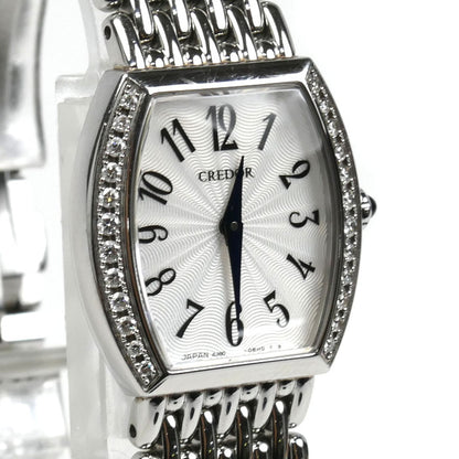 SEIKO セイコー クレドール シグノ ダイヤベゼル 腕時計 電池式 GSAW979/4J80-0AZ0 レディース【中古】