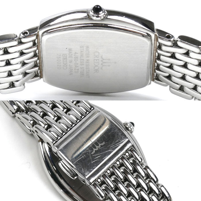 SEIKO セイコー クレドール シグノ ダイヤベゼル 腕時計 電池式 GSAW979/4J80-0AZ0 レディース【中古】