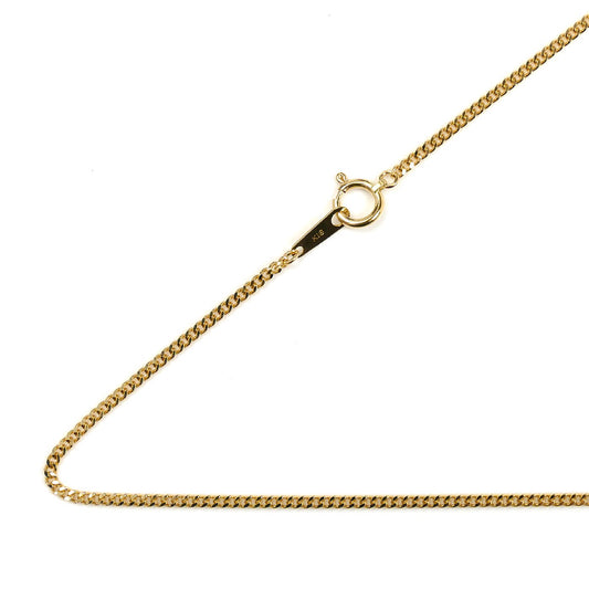 K18YG イエローゴールド ネックレス 喜平2面カット 4.2g 42cm レディース【中古】