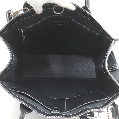 BURBERRY バーバリー ホースフェリー トートバッグ 2Wayショルダーバッグ グレー 8050814 メンズ【中古】