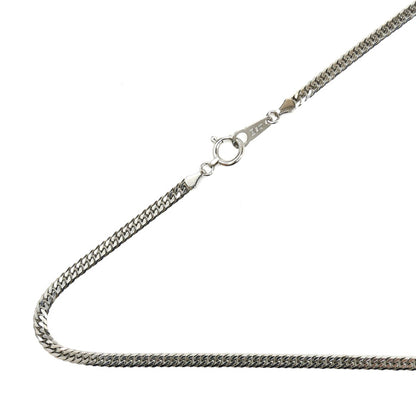 Pt850プラチナ ネックレス 喜平6面Wカット 10.3g 45cm レディース【中古】