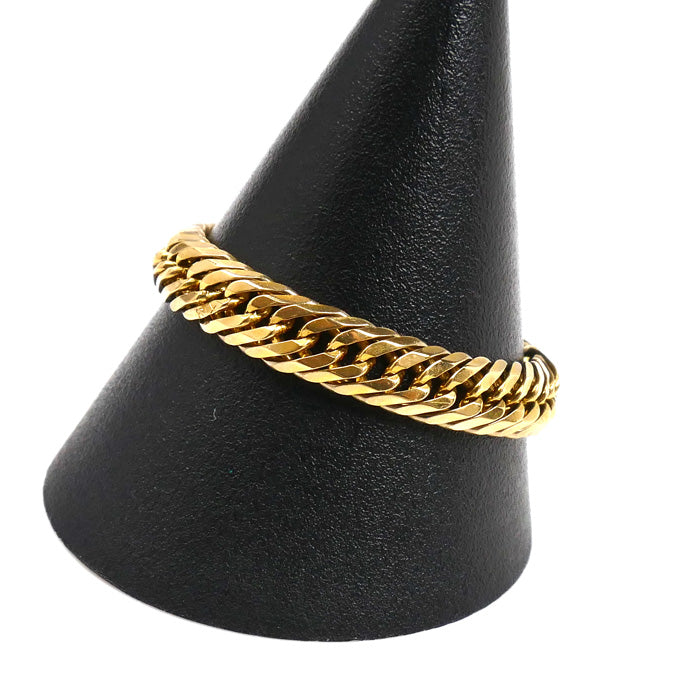 K18YG イエローゴールド 6面W リング・指輪 3.0g 26/28号 メンズ【中古】