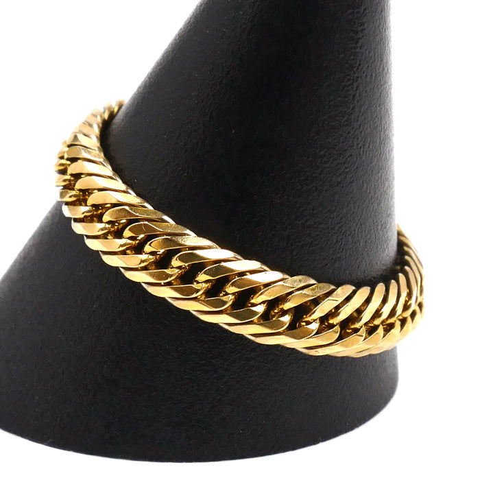 K18YG イエローゴールド 6面W リング・指輪 3.0g 26/28号 メンズ【中古】