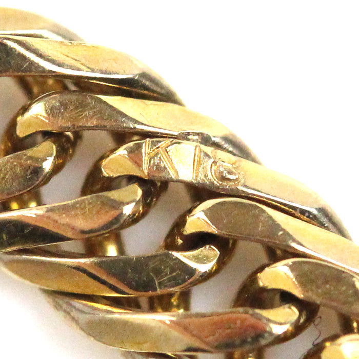 K18YG イエローゴールド 6面W リング・指輪 3.0g 26/28号 メンズ【中古】