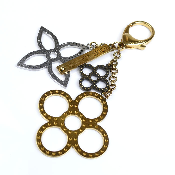 LOUIS VUITTON ルイ・ヴィトン ビジュー サック パタージュ キーホルダー バッグチャーム ゴールド M66350 CK1121 レディース【中古】