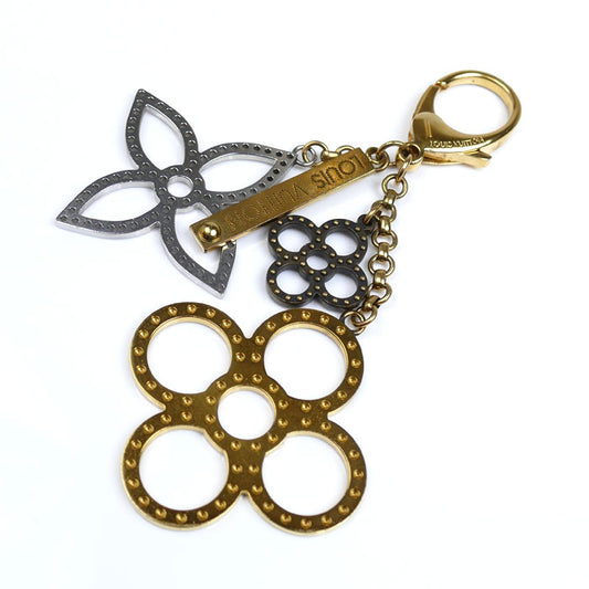 LOUIS VUITTON ルイ・ヴィトン ビジュー サック パタージュ キーホルダー バッグチャーム ゴールド M66350 CK1121 レディース【中古】