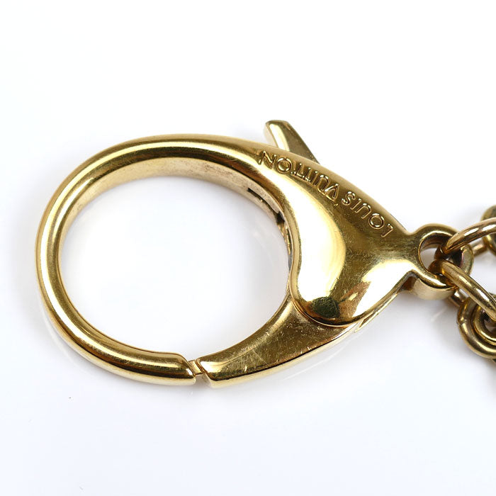 LOUIS VUITTON ルイ・ヴィトン ビジュー サック パタージュ キーホルダー バッグチャーム ゴールド M66350 CK1121 レディース【中古】