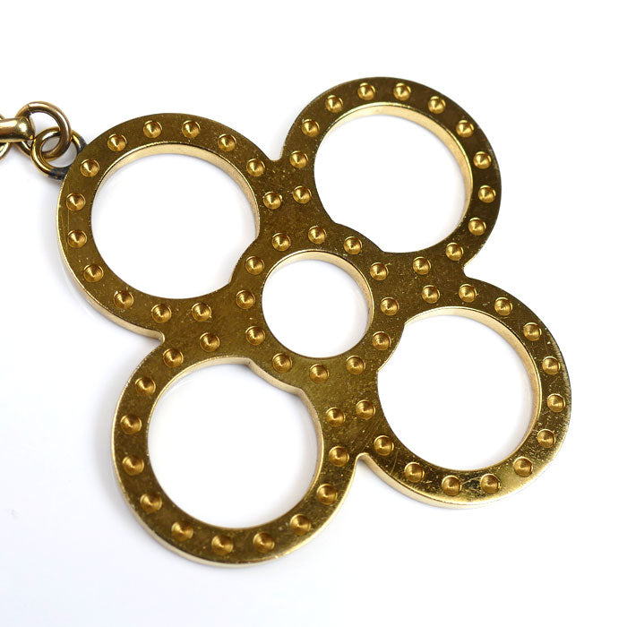 LOUIS VUITTON ルイ・ヴィトン ビジュー サック パタージュ キーホルダー バッグチャーム ゴールド M66350 CK1121 レディース【中古】