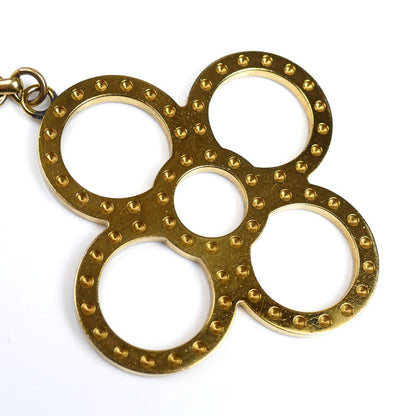 LOUIS VUITTON ルイ・ヴィトン ビジュー サック パタージュ キーホルダー バッグチャーム ゴールド M66350 CK1121 レディース【中古】