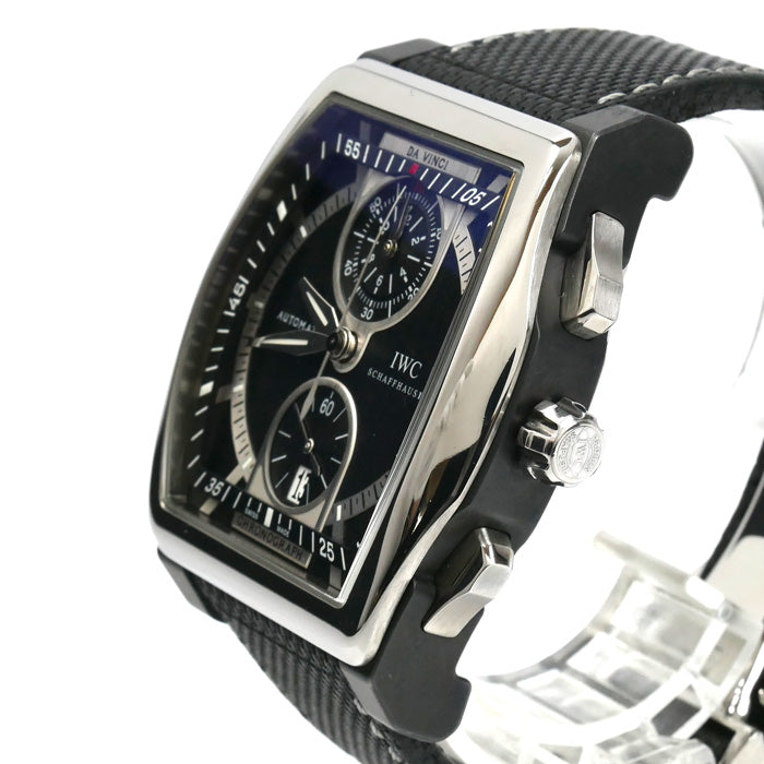 IWC SCHAFFHAUSEN アイダブリューシー シャフハウゼン ダ・ヴィンチ クロノグラフ 腕時計 自動巻き IW376601 メンズ【中古】