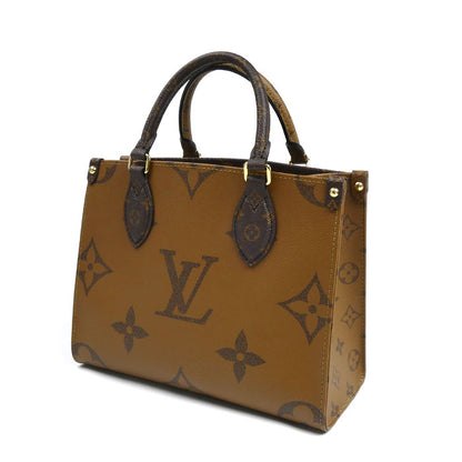 LOUIS VUITTON ルイ・ヴィトン オンザゴーPM 2Wayショルダーバッグ ジャイアントリバース M46373 ICチップ レディース【中古】【美品】