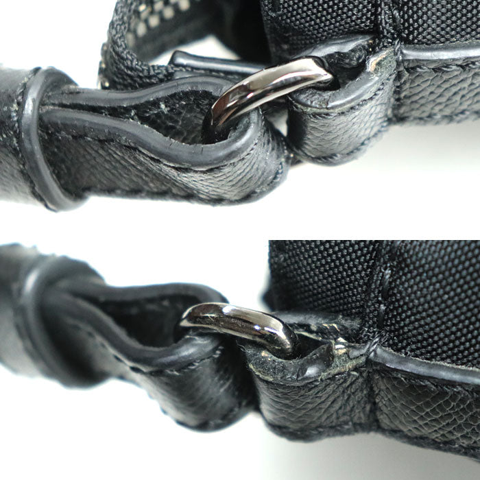 BURBERRY バーバリー 2Wayショルダーバッグ ブラック 3638124 メンズ【中古】