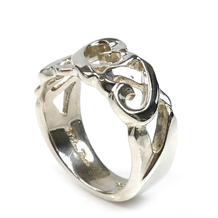 TIFFANY&Co. ティファニー シルバー925 トリプルラヴィング