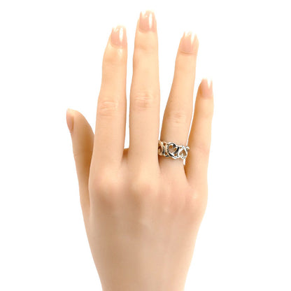 TIFFANY&Co. ティファニー シルバー925 トリプルラヴィングハート リング・指輪 9号 5.0g レディース【中古】