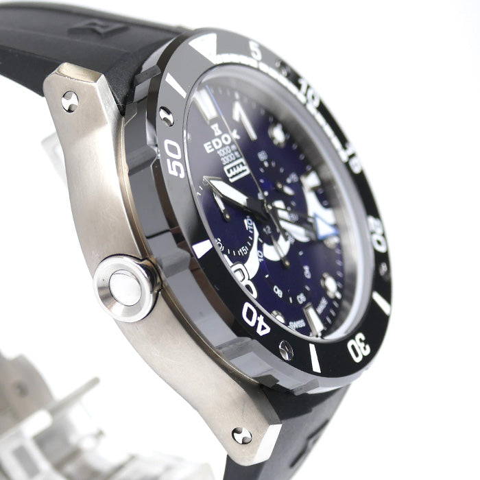 EDOX エドックス クロノオフショア1 AJHH MUTAマリンコラボ 腕時計 電池式 10242-TINMUTA SPECIAL EDITION メンズ【中古】