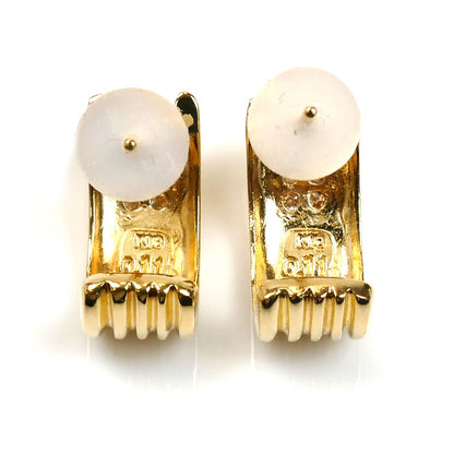 K18YG イエローゴールド ピアス ダイヤモンド0.11ct/0.11ct 3.7g レディース【中古】