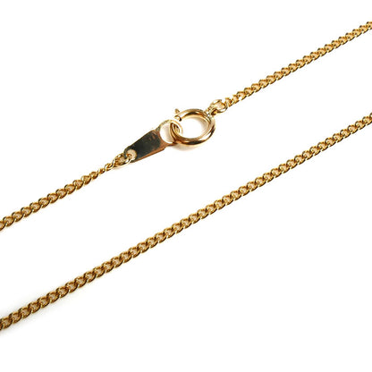 K18YG イエローゴールド ネックレス 喜平2面カット 3.8g 50cm レディース【中古】