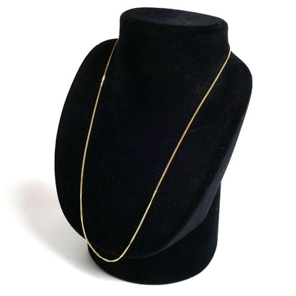 K18YG イエローゴールド ネックレス 喜平2面カット 3.8g 50cm レディース【中古】