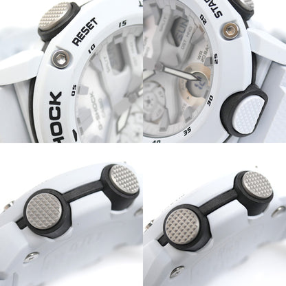 CASIO カシオ G-SHOCK 腕時計 電池式 ホワイト GA-2000S-7AJF メンズ【中古】【美品】