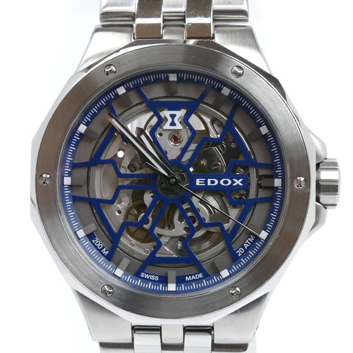EDOX エドックス デルフィン メカノ 腕時計 自動巻き 85303-3W-BUIGB メンズ【中古】