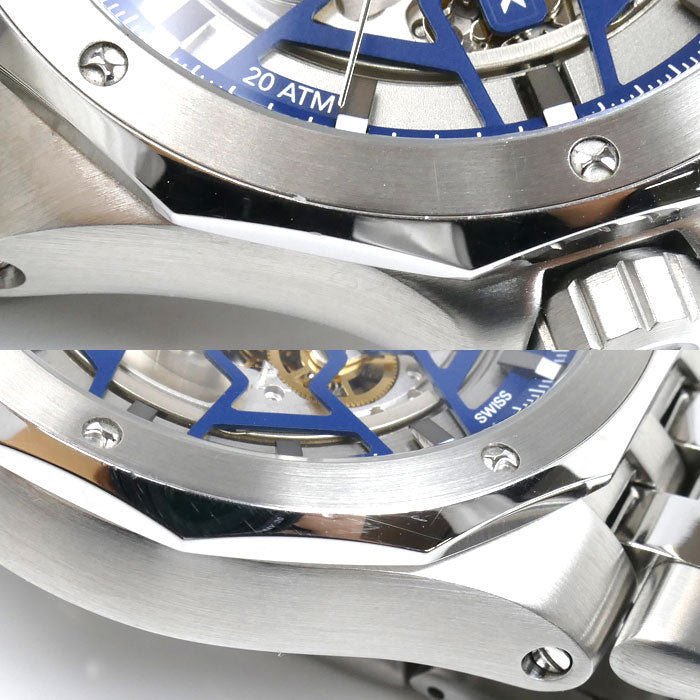 EDOX エドックス デルフィン メカノ 腕時計 自動巻き 85303-3W-BUIGB メンズ【中古】